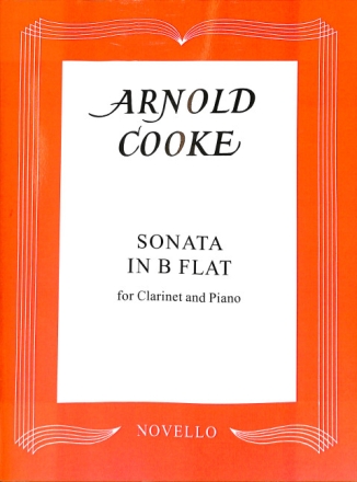 Sonata b flat major for clarinet and piano