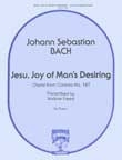 JESU JOY OF MAN'S DESIRING FOR PIANO SOLO FREED, I., ARR.