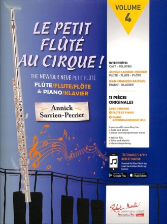 Le petit flute au cirque! vol.4 (+Online Audio) pour fl�te et piano