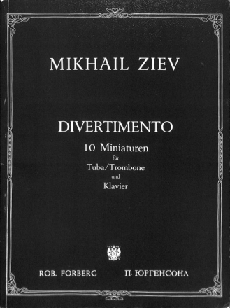 Divertiment 10 Minaturen f�r Posaune und Klavier