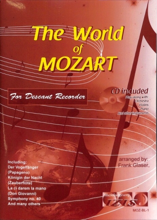 The World of Mozart (+CD) for descant recorder