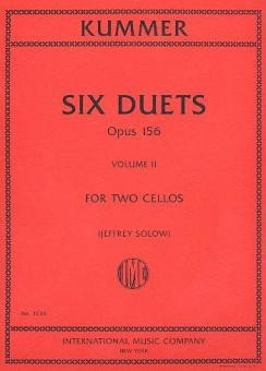 6 Duets op.156 vol.2 (nos.4-6) for 2 cellos score