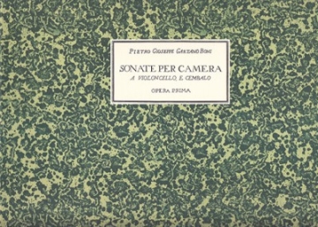 Sonate per camera op.1 a violoncello e cembalo facsimile