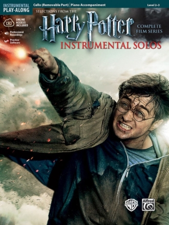 Harry Potter Instrumental Solos (+Online Audio) for cello and piano