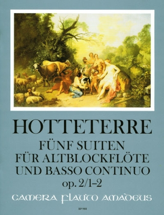 5 Suiten op.2 Band 1 (Nr.1-2) f�r Altblockfl�te und Bc