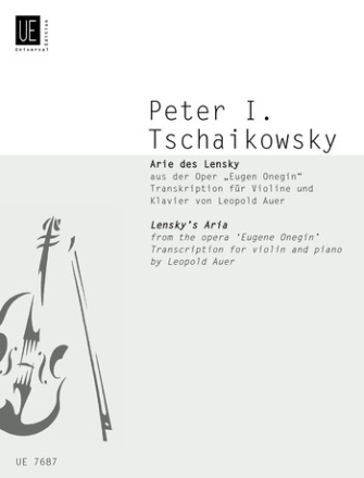 Arie des Lensky f�r Violine und Klavier