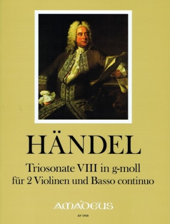 Sonate g-Moll Nr.8 f�r 2 Violinen und Bc Stimmen (Bc ausgesetzt)