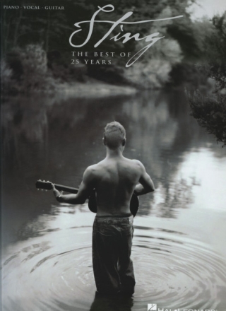 Sting: The Best of 25 Years piano/vocal/guitar songbook