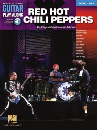 Red Hot Chili Peppers (+CD): guitar playalong vol.153 songbook vocal/guitar/tab
