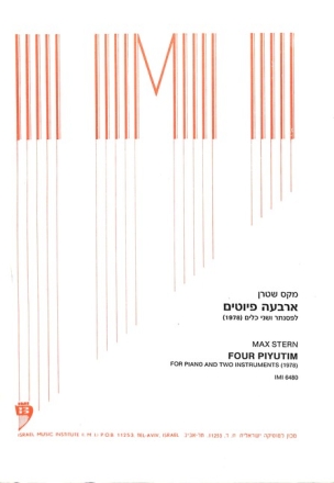 FOUR PIYUTIM (FOUR POEMS) Gemischtes Ensemble