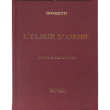 L'elisir d'amore Klavierauszug (it) gebunden