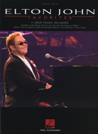 Favorites for piano solo