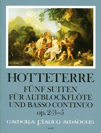 5 Suiten op.2 Band 2 (Nr.3-5) f�r Altblockfl�te und Bc (Bc ausgesetzt)