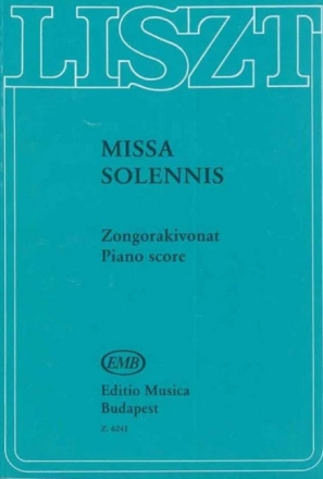 Missa Solemnis f�r Soli (SATB), Chor und Orchester Klavierauszug