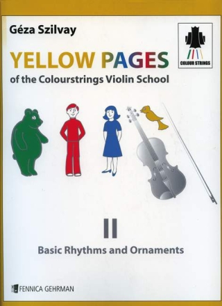 Colour Strings Yellow Pages vol.2 - Basic Rhythms and Ornaments for violin