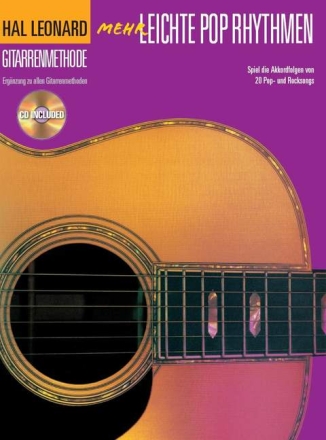 Mehr leichte Pop-Rhythmen (+CD): f�r Gitarre (ohne Noten)