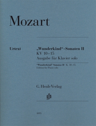 Wunderkind-Sonaten Band 2 (KV10-15) f�r Klavier solo