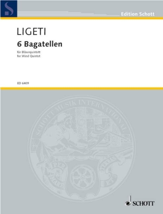 6 Bagatellen f�r Fl�te, Oboe, Klarinette, Horn und Fagott Studienpartitur