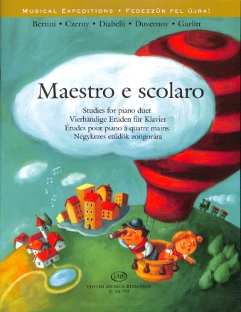 Maestro e scolaro f�r Klavier zu 4 H�nden Spielpartitur