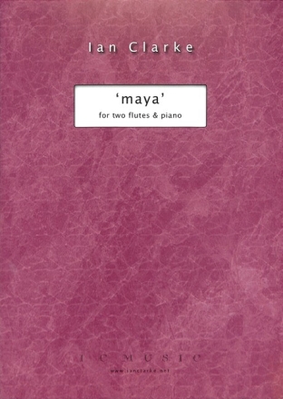 Maya for 2 flutes and piano score and parts