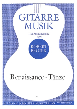 Renaissance-T�nze Gitarre