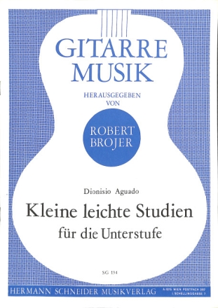 Dionisio Aguado: Kleine leichte Studien Gitarre