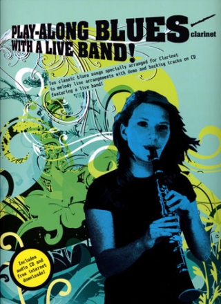 Playalong Blues with a Live Band (+CD): for clarinet