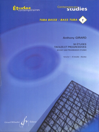 50 ETUDES FACILES ET PROGRESSIVES VOLUME 1 - TUBA BA Etudes