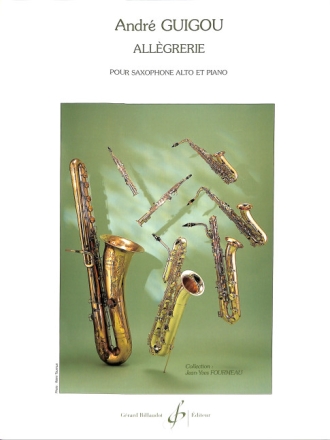 GUIGOU, Andr� ALLEGRERIE Saxophone Mi b et piano