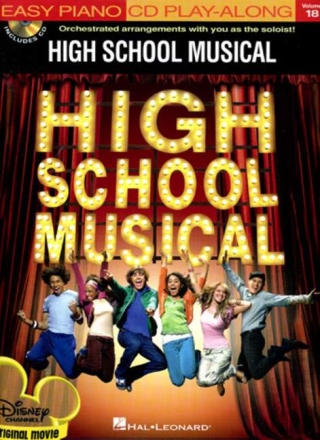 High School Musical vol.1 (+CD): for easy piano (vocal/guitar) easy piano playalong vol.18