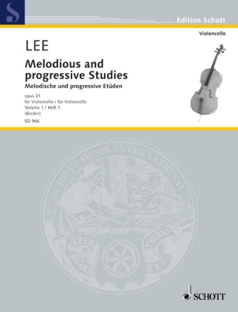 Melodische und progressive Et�den op.31 Band 1 f�r Violoncello