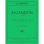Campra, Rigaudon for brass choir and organ parts