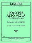 Solo for viola and keyboard