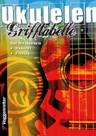 Grifftabelle Ukulele �ber 1600 Akkorde in Standard C und A-D-Fis-B