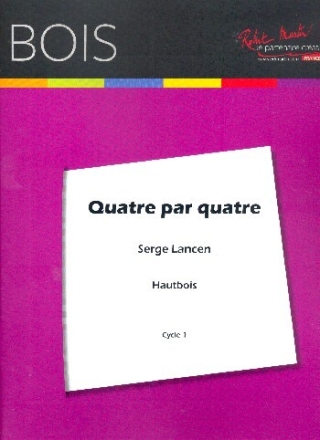 Quatre par quatre pour 4 hautbois partition