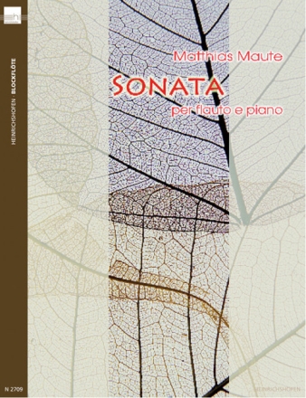Sonate f�r Altblockfl�te (Fl�te) und Klavier