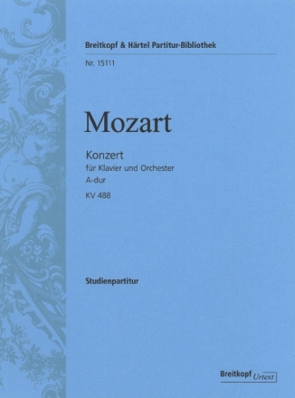 Konzert C-Dur Nr.21 KV467 f�r Klavier und Orchester Studienpartitur