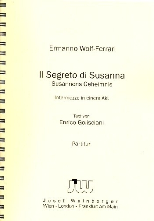 Il segreto di Susanna  Partitur (it)