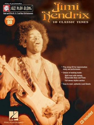 Jimi Hendrix (+CD): for Bb, Eb, C and Bass Clef Instruments