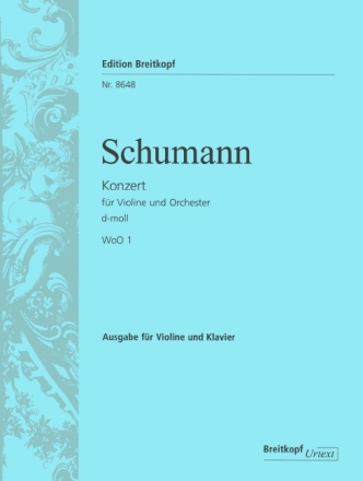 Konzert d-Moll WoO1 f�r Violine und Orchester f�r Violine und Klavier