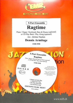 Ragtime (+CD) for 5-part ensemble score and parts