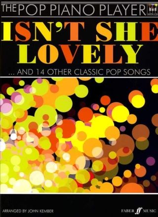 Isn't she lovely (+CD): for piano and piano/vocal/guitar