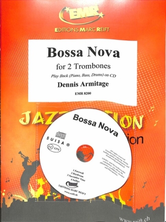 Bossa Nova (+CD) for 2 trombones and piano score and parts