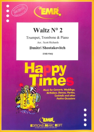 Waltz no.2 for trumpet, trombone and piano parts