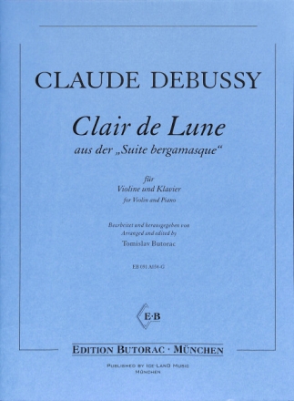 Clair de Lune f�r Violine und Klavier