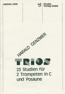 Trios  23 Studien f�r 2 Trompeten in C und Posaune.