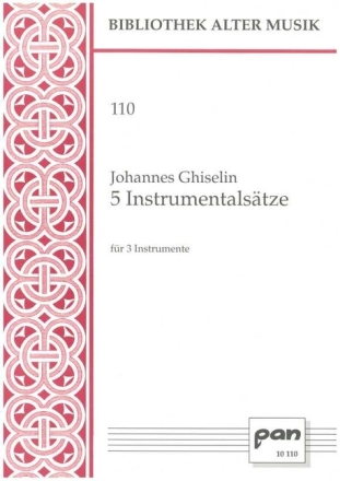5 Instrumentals�tze f�r drei Instrumente  Partitur