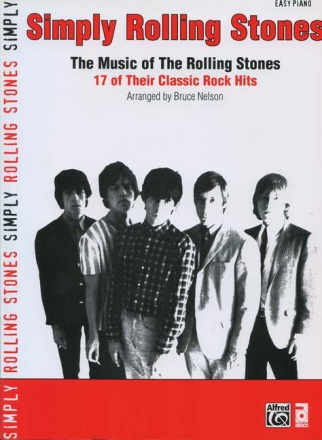 Simply Rolling Stones for easy piano (with text)
