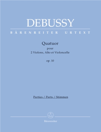 Streichquartett op.10  Stimmen