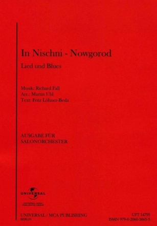 Richard Fall In Nischni-Nowgorod Salonorchester Stimmen